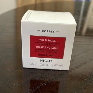 NWT - Korres BNIB Wild Rose Night-Brightening Sleeping Facial 40mL/1.35 fl oz